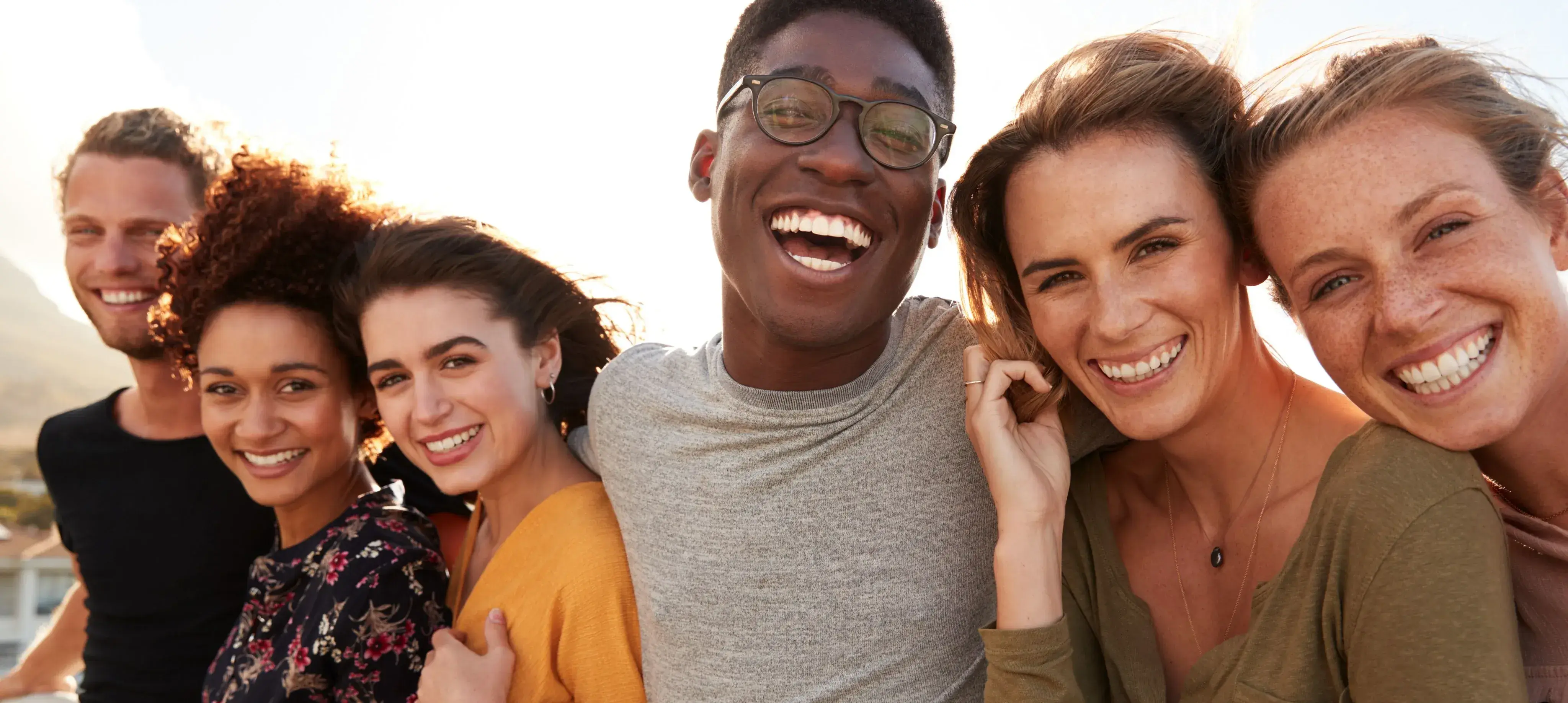 Smiling patients at our dental practice